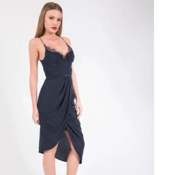 Zimmermann | Dresses | Zimmermann Sz 2 Silk Lace Bustier Draped Midi Dress Navy Blue | Poshmark Zimmermann | Dresses | Zimmermann Sz 2 Silk Lace Bustier Draped Midi Dress Navy Blue | Poshmark